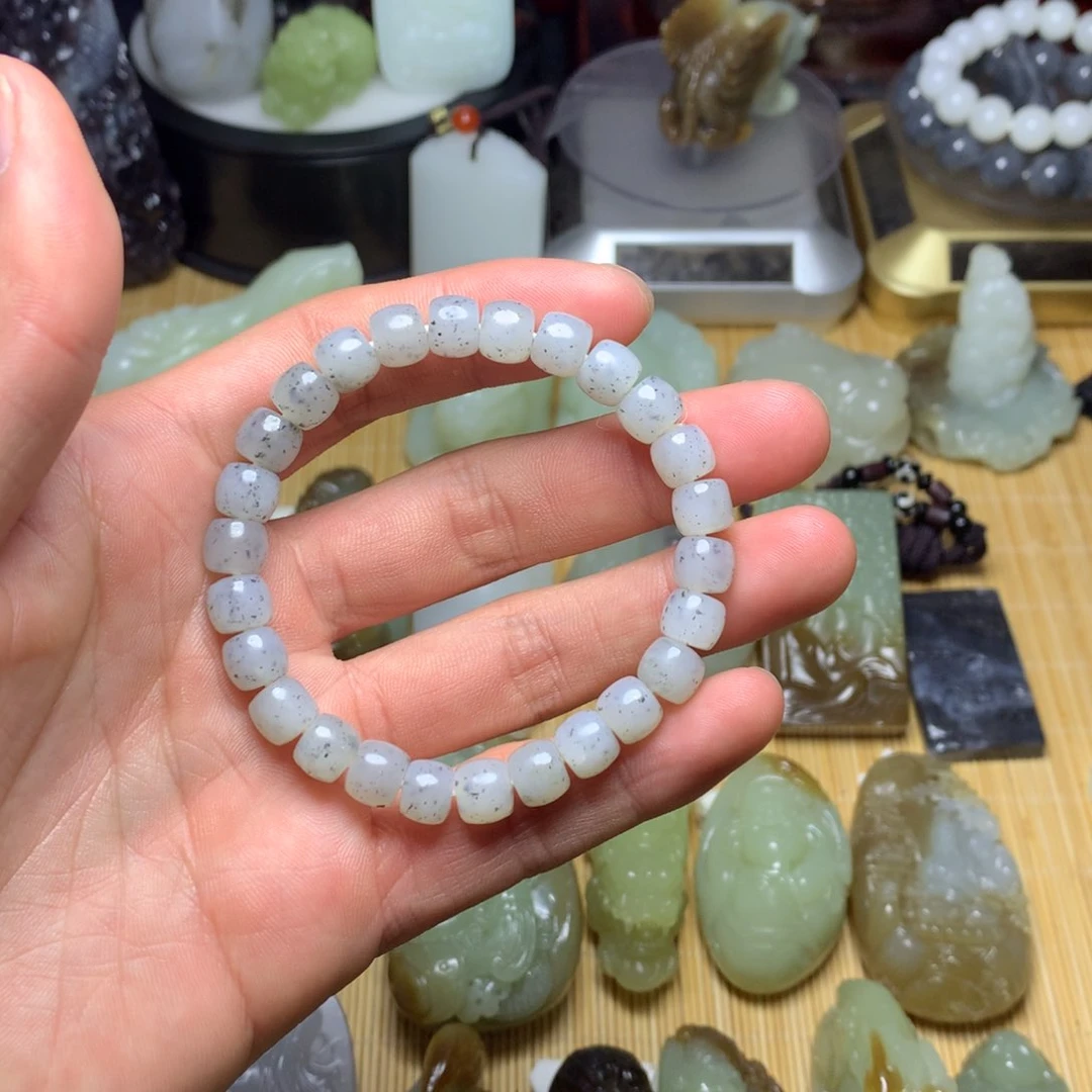 和田玉手串未镶嵌