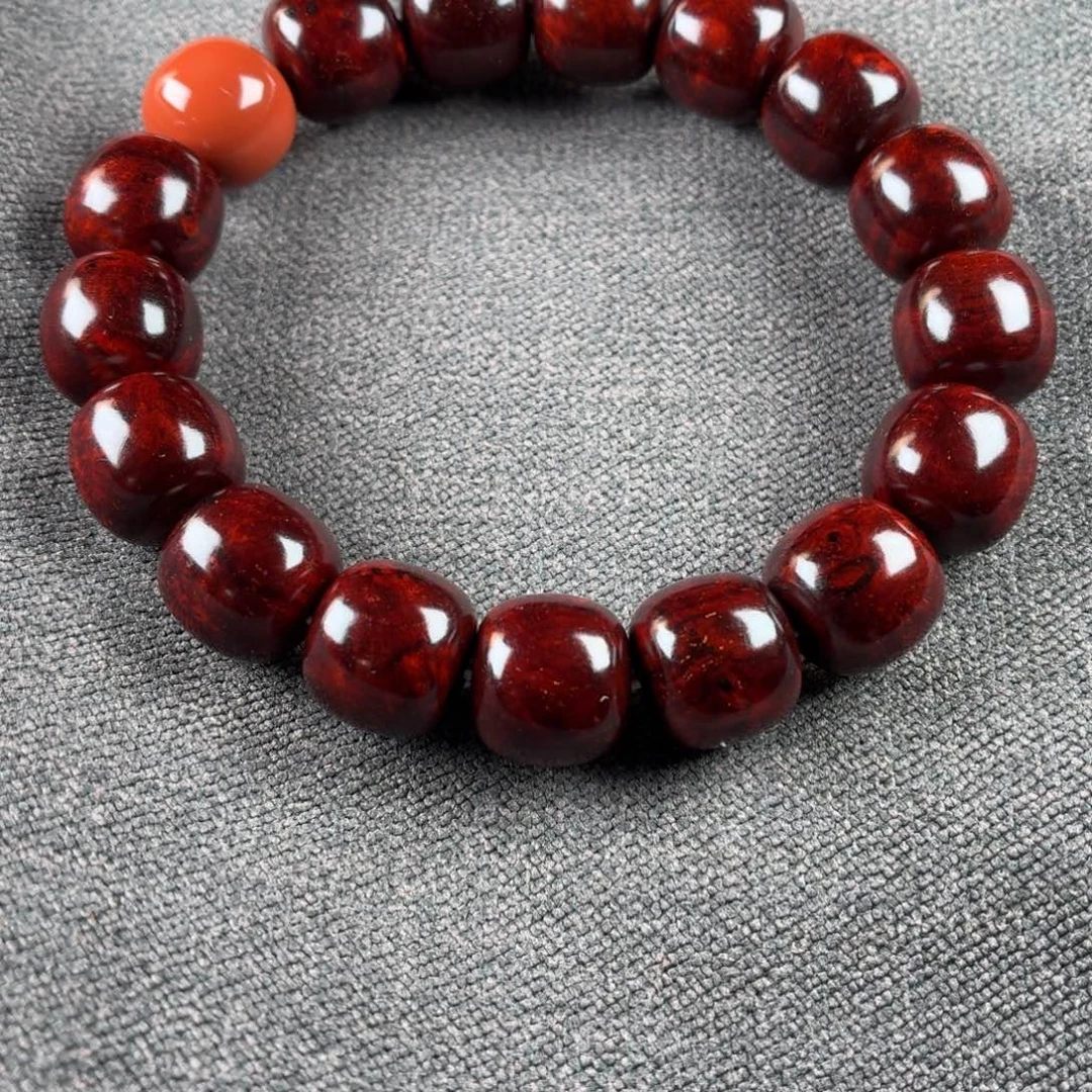 派***星小叶紫檀手串/手链定制