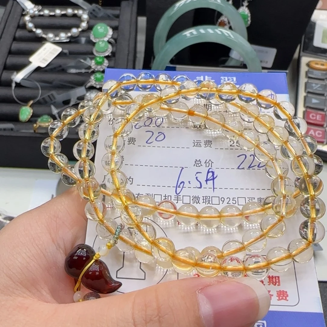未镶嵌水晶手串水晶