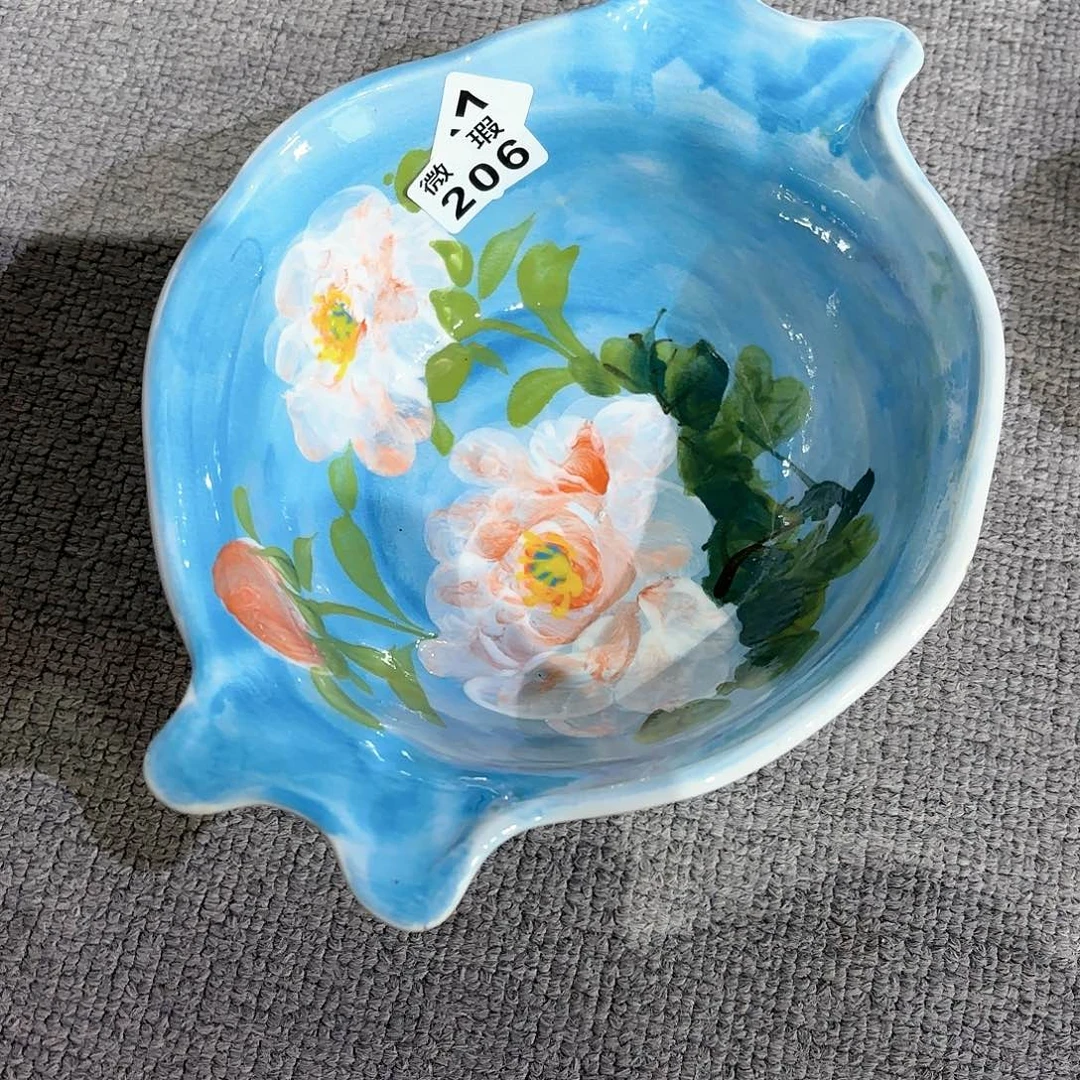 景德镇手绘高温釉下彩陶瓷茶具