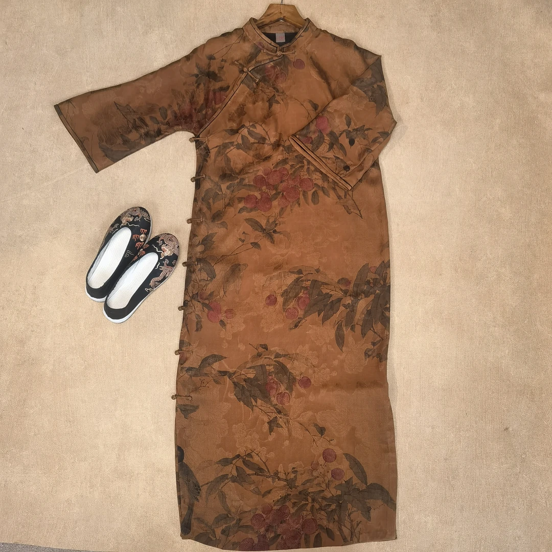 三一馆[荔枝]手工国风旗袍