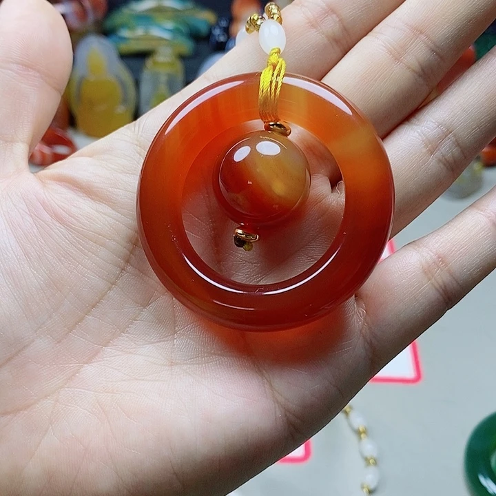 未镶嵌吊坠(不含链)玛瑙/玉髓升****