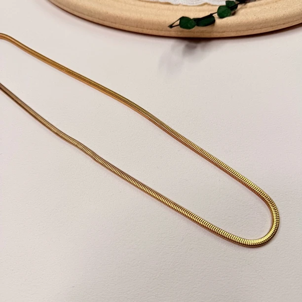 铜合金项链 【六六中古】孤品复古蛇骨链th6723链长62