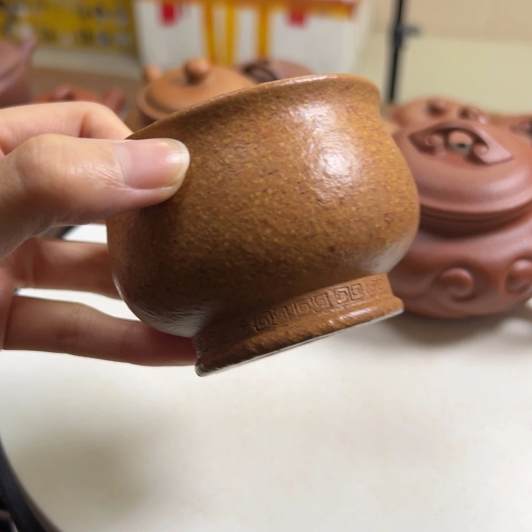 遇***3紫砂茶壶黄将破主人杯140