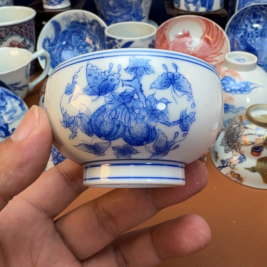 杯子景德镇全手工手绘陶瓷