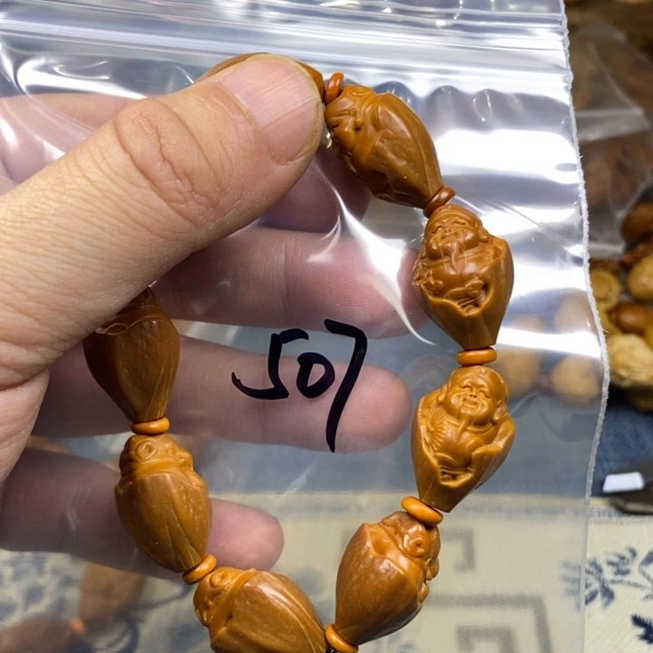 橄榄核手串/手链橄榄核雕工艺手串