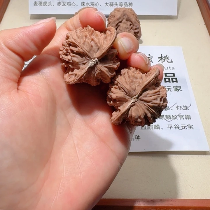海****吊坠文玩核桃43全品原装无药蟠龙纹