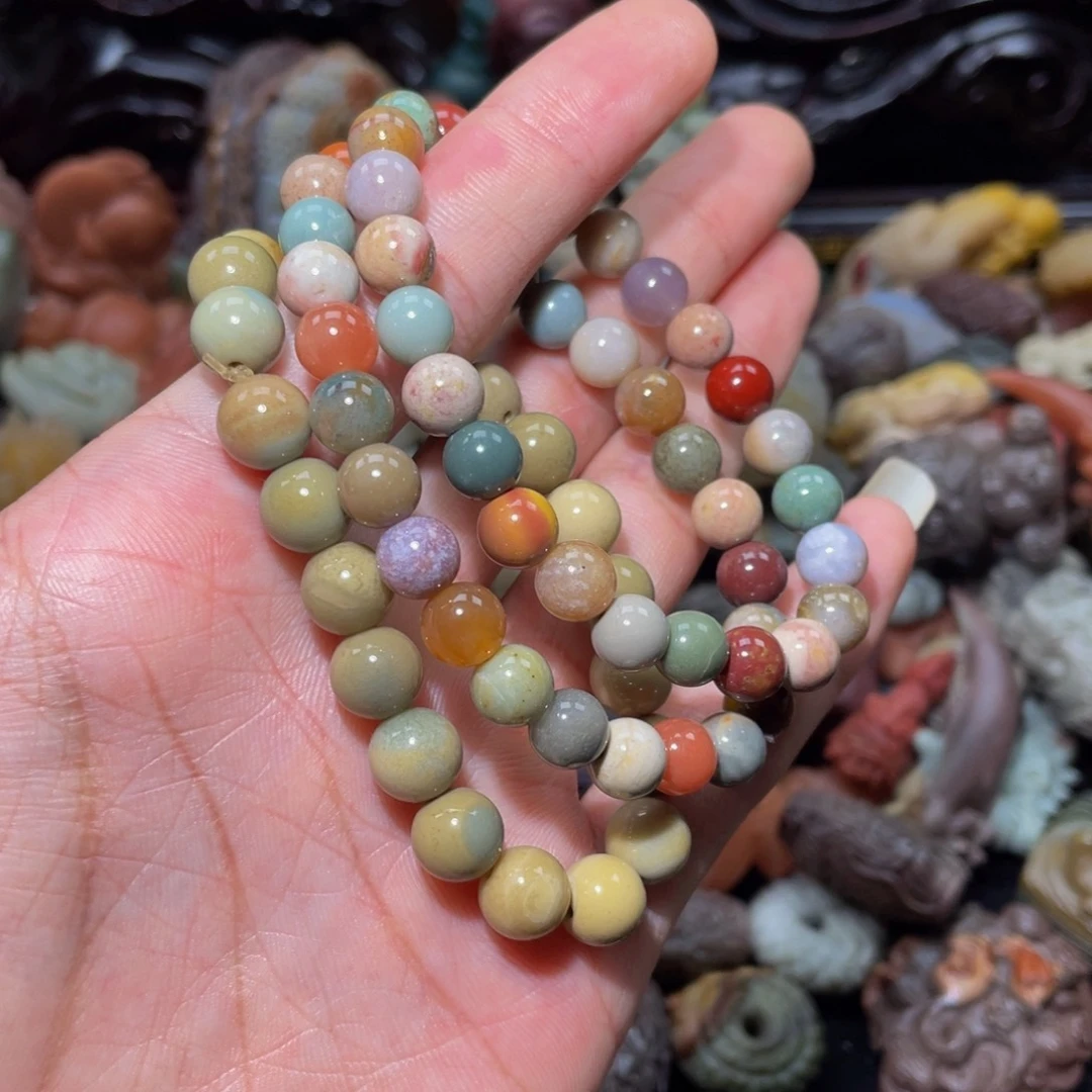 石英质玉手链未镶嵌白*