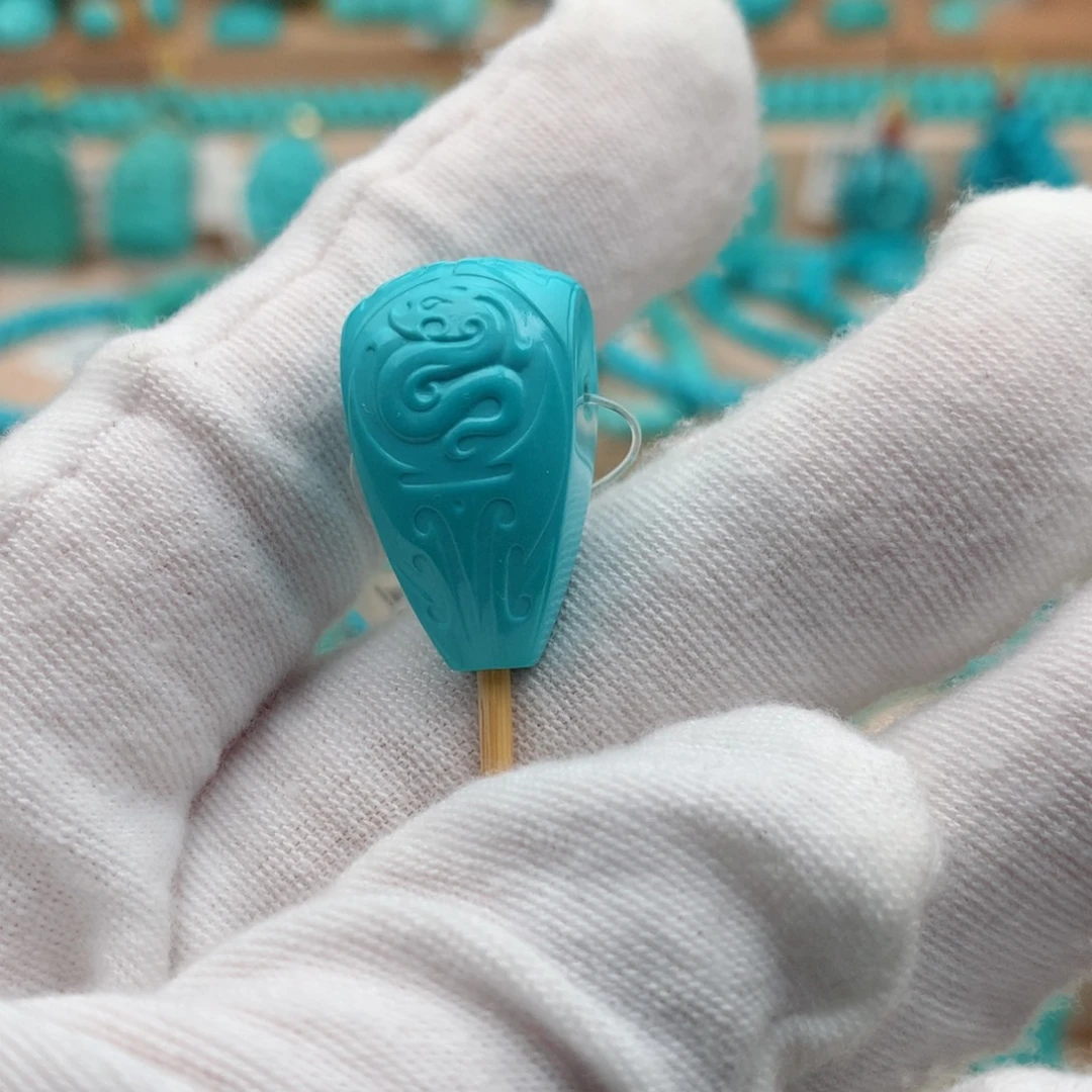 绿松石未镶嵌珠宝奇石13mm