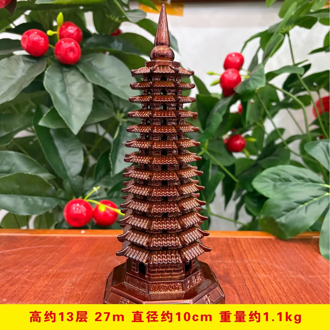 铜摆件八卦文昌塔摆件十三层客厅卧室书桌课桌家居装饰品桌面12