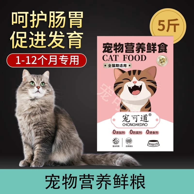 宠可道宠物鲜食猫饭营养自制宠物食品