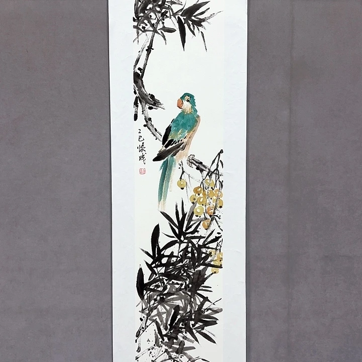 国画亲笔手绘放心去藏