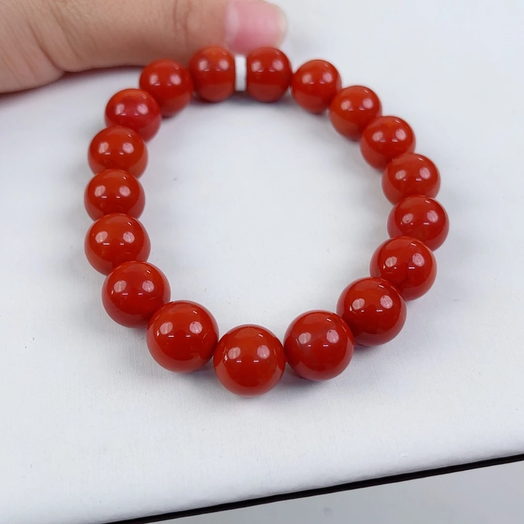 南红玛瑙未镶嵌瓦西单圈12mm