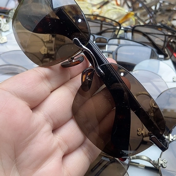 分体款天然水晶石头眼镜