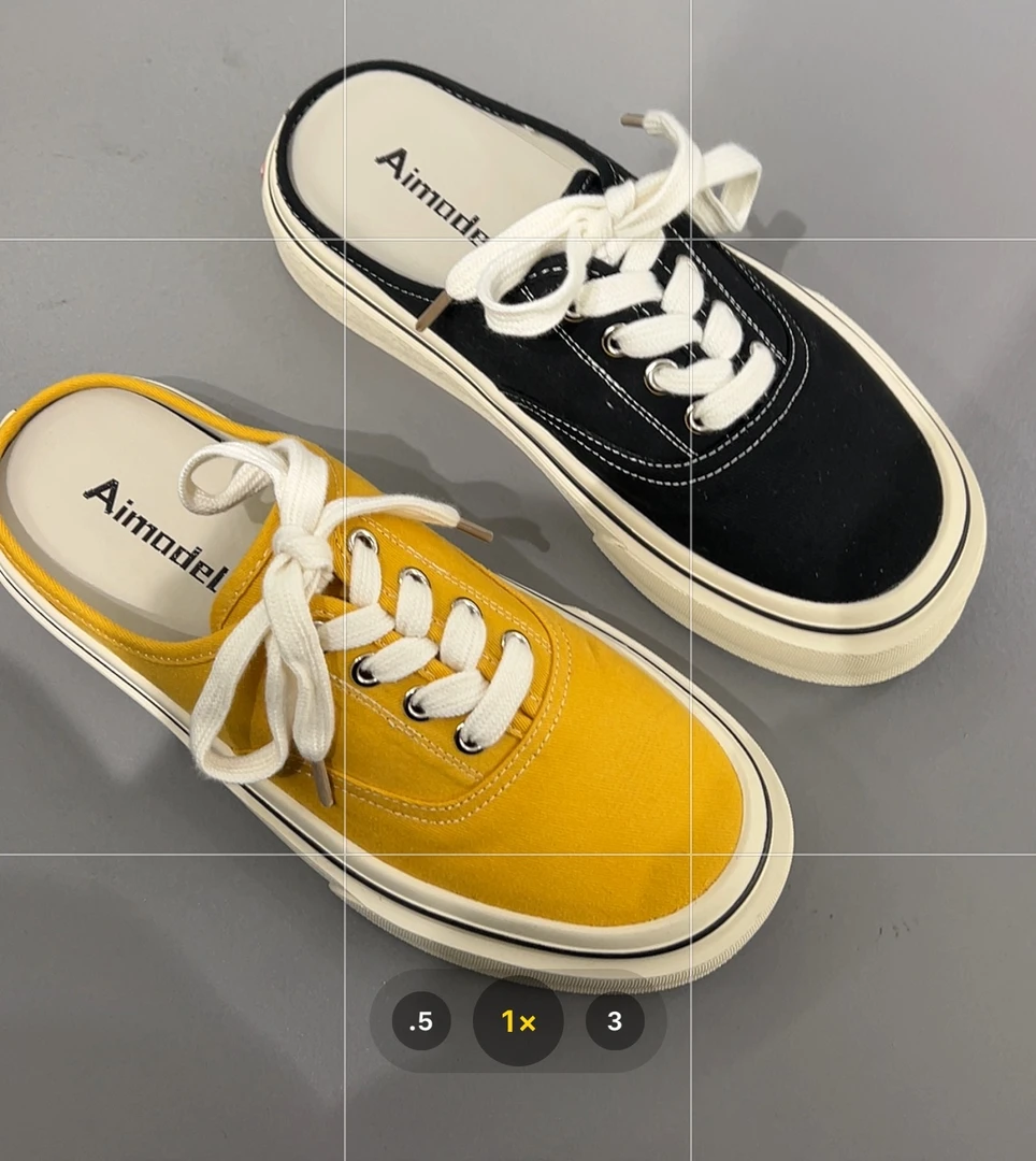 OMG！懒人简约派~厚底增高包头半拖鞋女休闲懒人鞋板鞋631-1