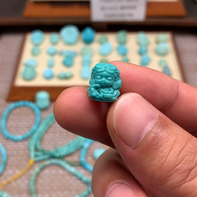 【闪购商品】绿松石未镶嵌颈饰9