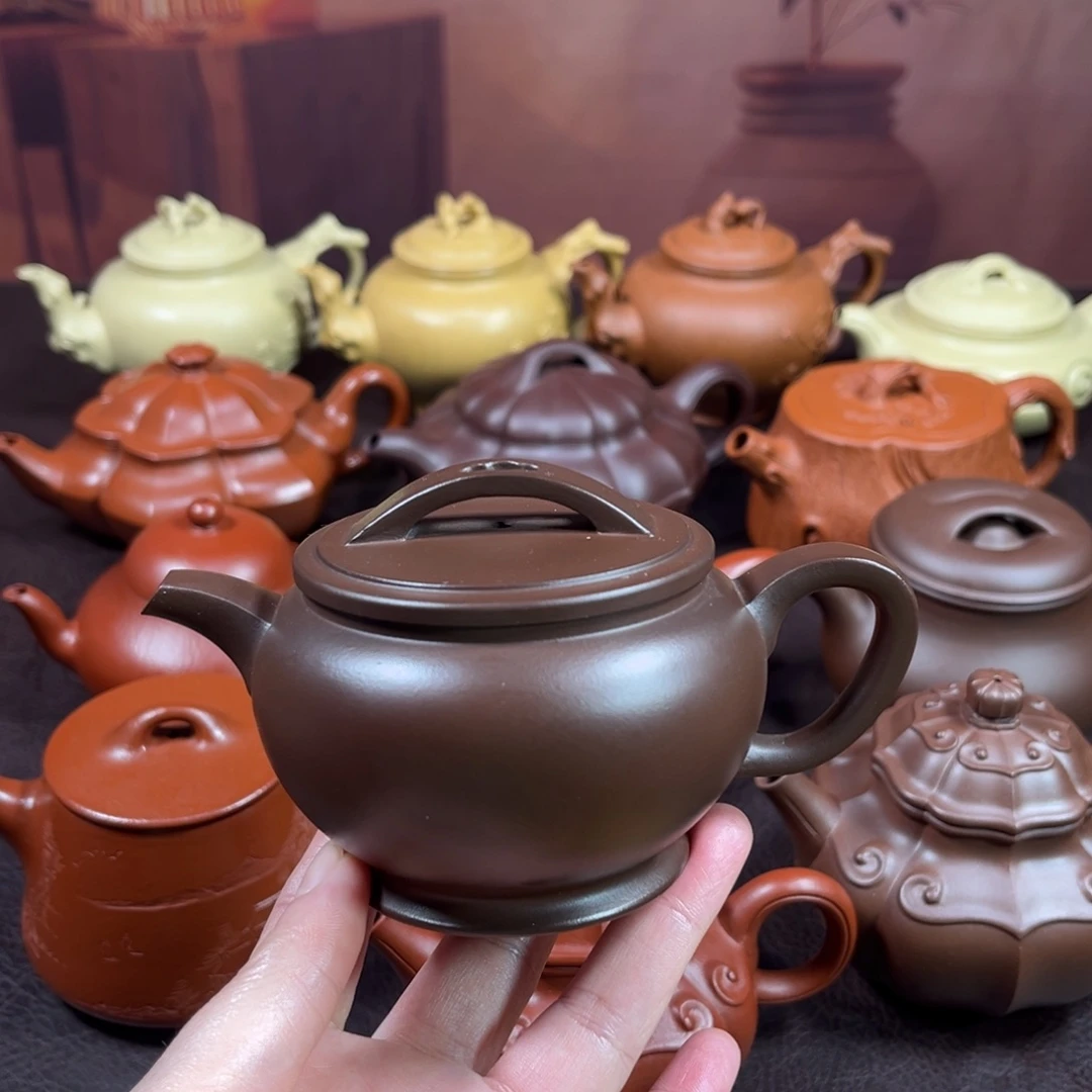 茶壶紫砂原矿紫泥200毫升