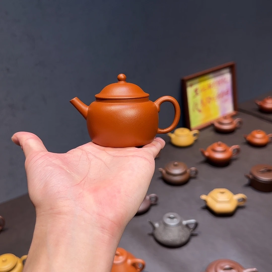*****紫砂公道杯发祥笠帽 生砂朱泥 120cc