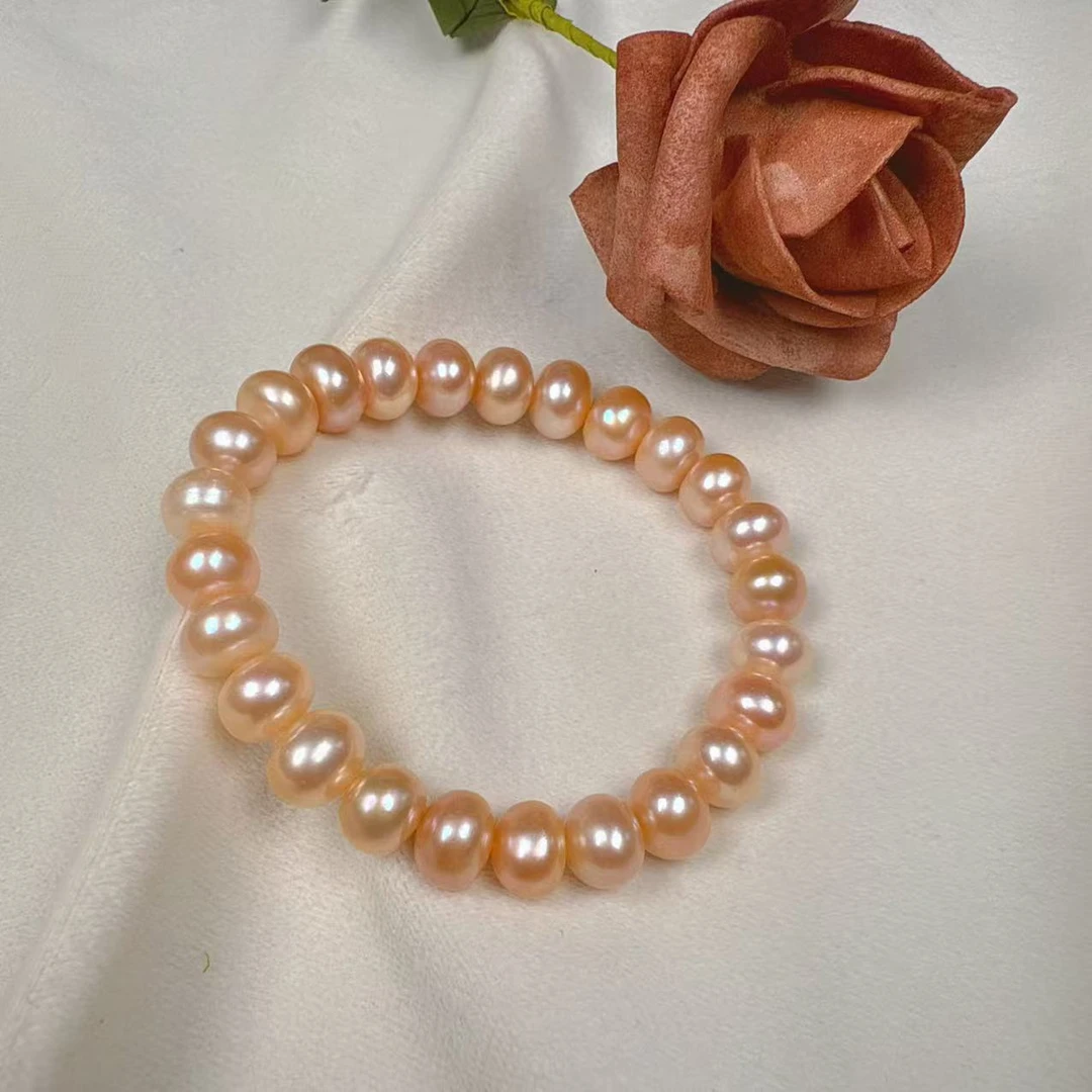 【落日余晖】约8-9mm淡水无核珍珠 经典百搭气质轻奢简约DSL00852