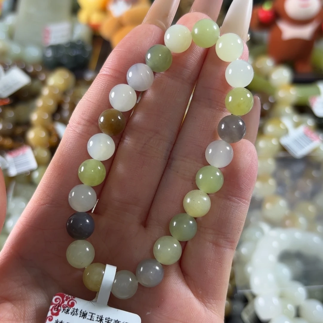 和田玉未镶嵌手链62