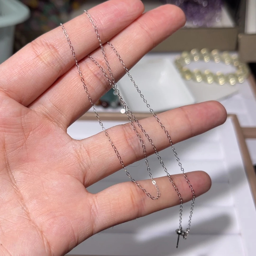 水晶手链未镶嵌银链101