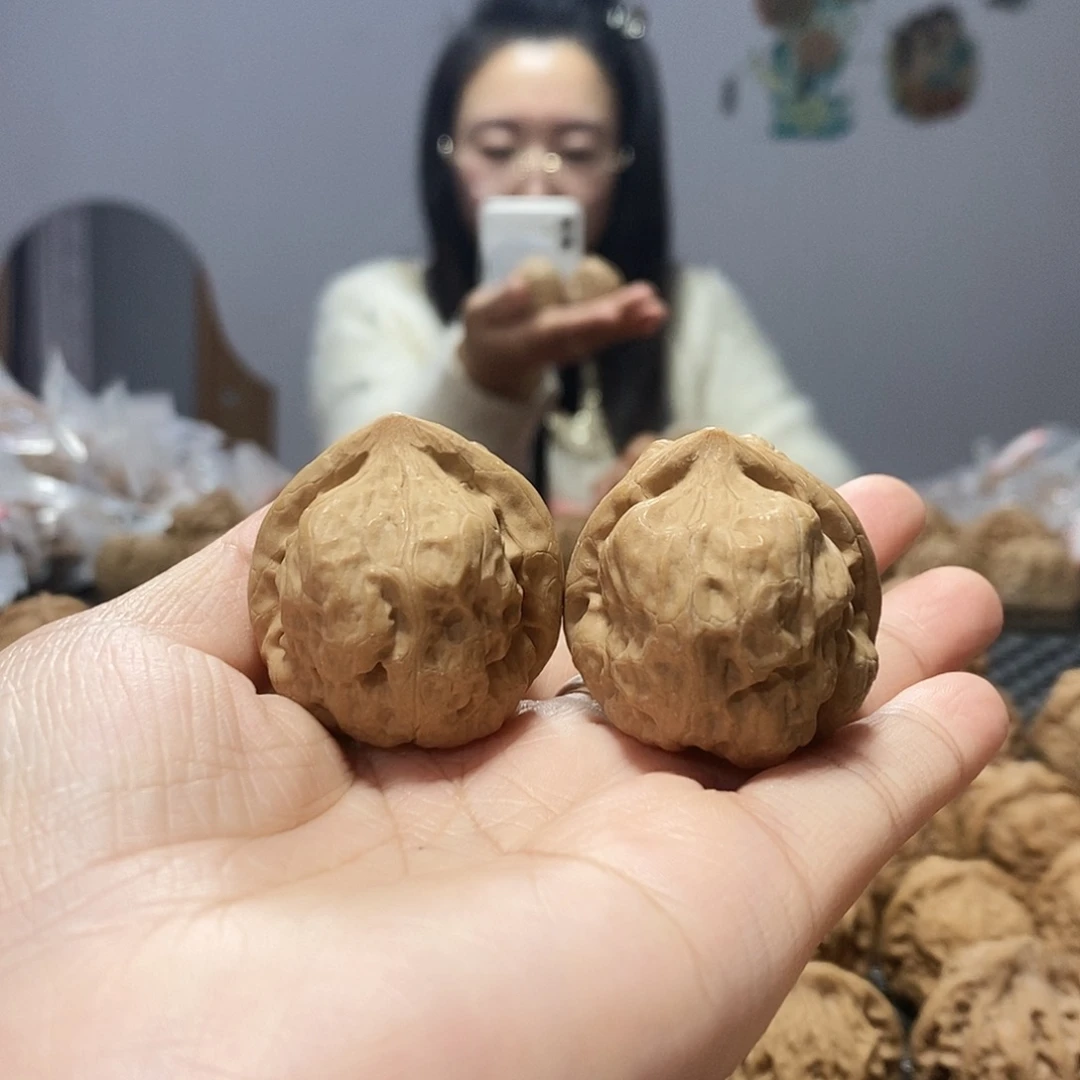 吊坠文玩核桃古蟾35修