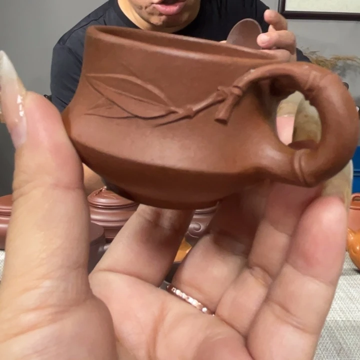 茶杯紫砂宜兴原矿紫砂精品手工