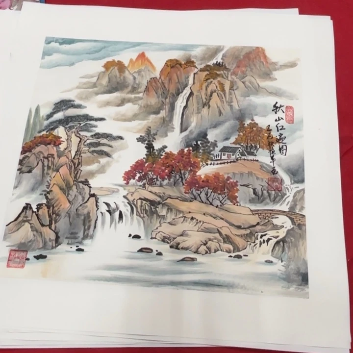 国画花鸟的翅膀是一