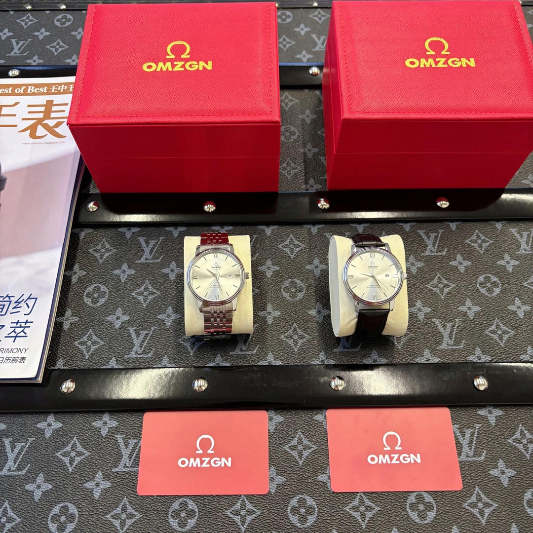 全新未使用/蝶飞/单日历/灰面/全自动机芯腕表 【一一补贴】