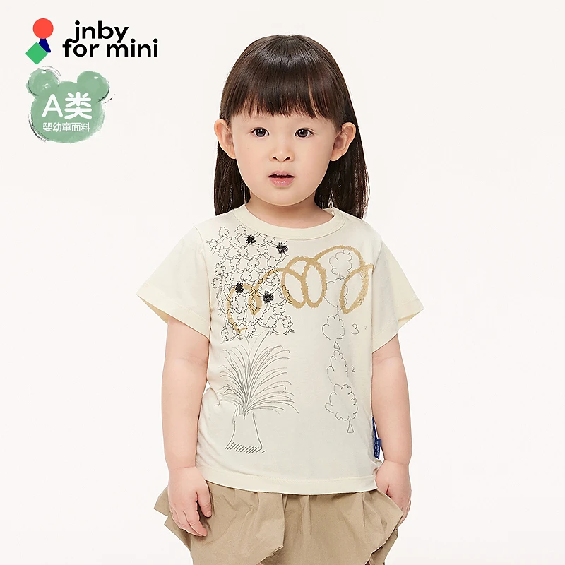 jnbybyJNBY江南布衣童装婴童纯棉中袖T恤24夏男女童YO5110050