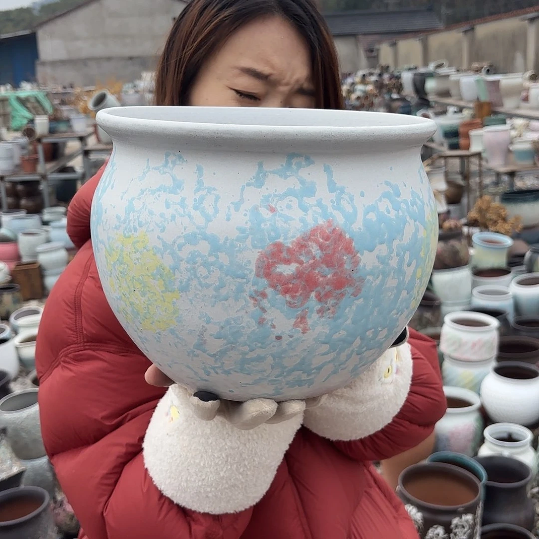 口径25高20一个蓝粉