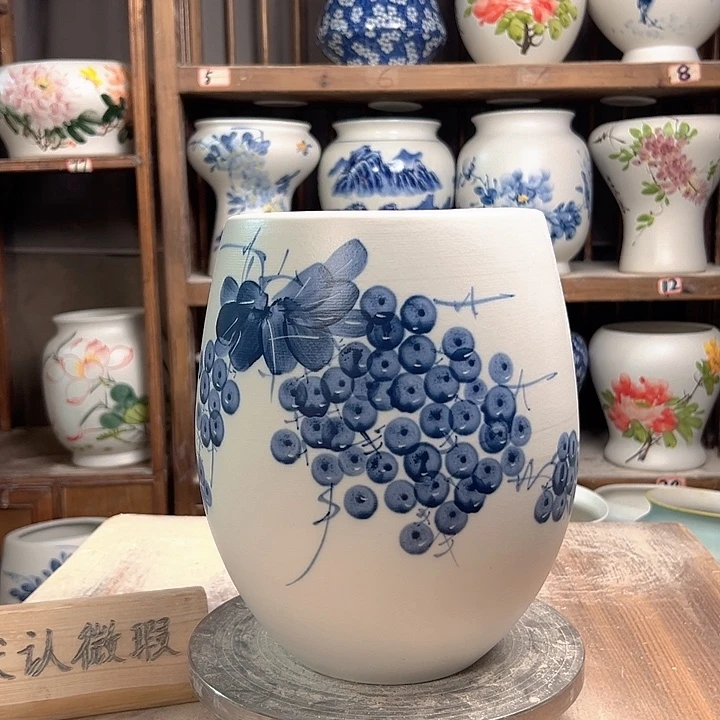 陶但盆兰兰葡萄新款新款陶瓷