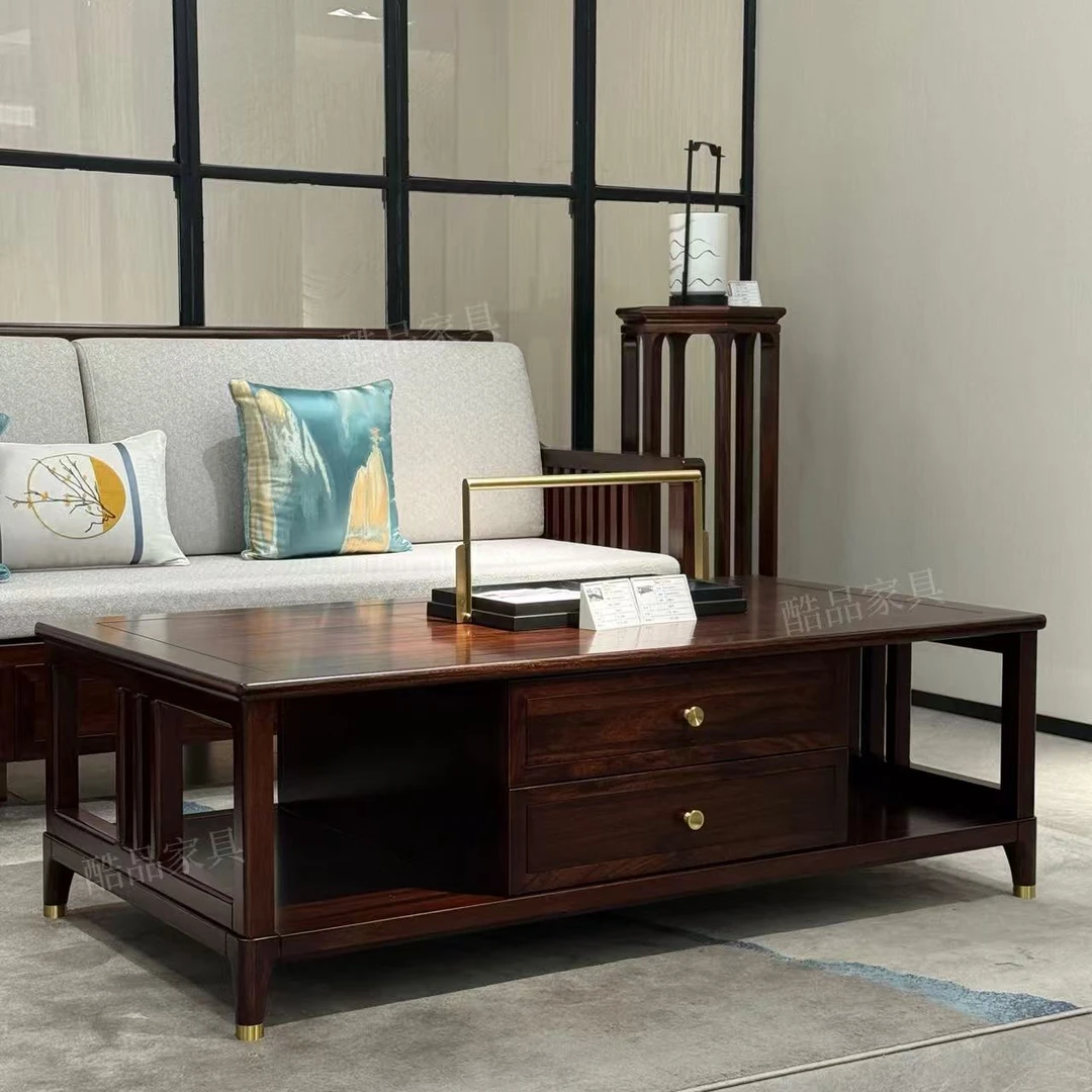 【乌金木】822-3长茶几1400*750*470