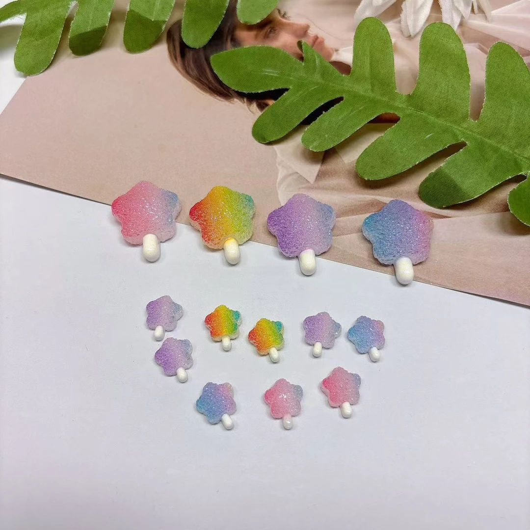 【彩色砂糖棒棒糖】安小小定制DIY手机饰品配件