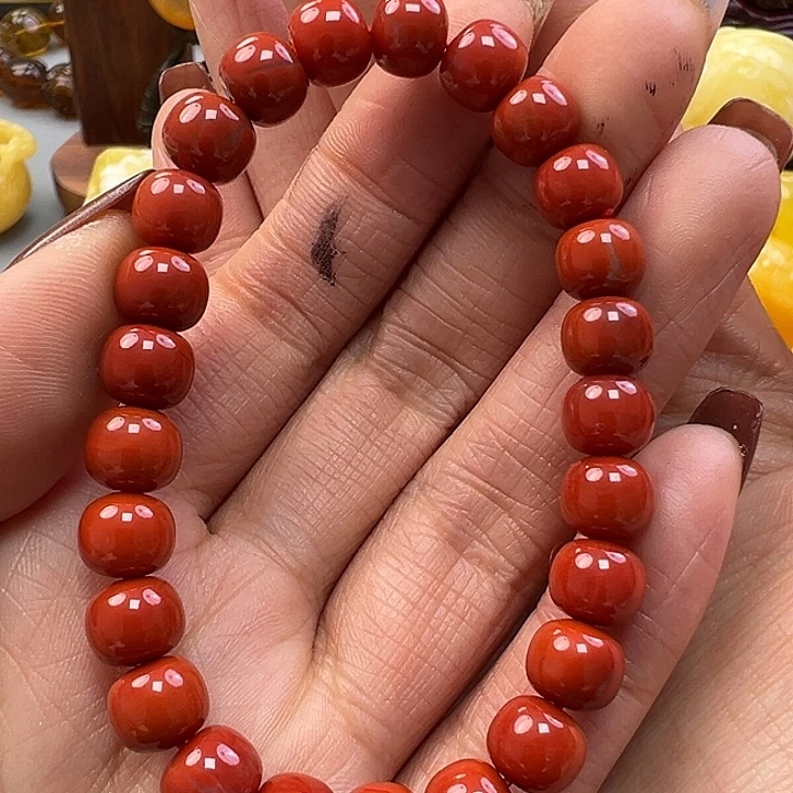 南红玛瑙未镶嵌手链