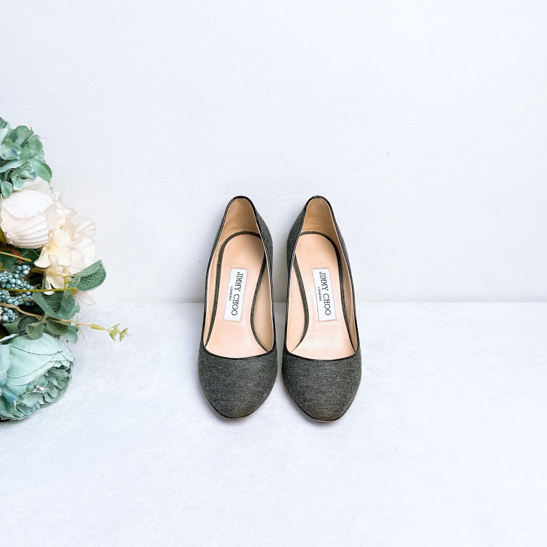 95新 JIMMY CHOO/吉米周 高跟鞋/35码/Xsp32221