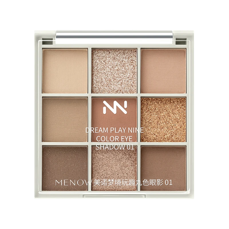 【美诺品牌】美诺梦境玩趣九色眼影学生新款大地色新手彩妆平价显色