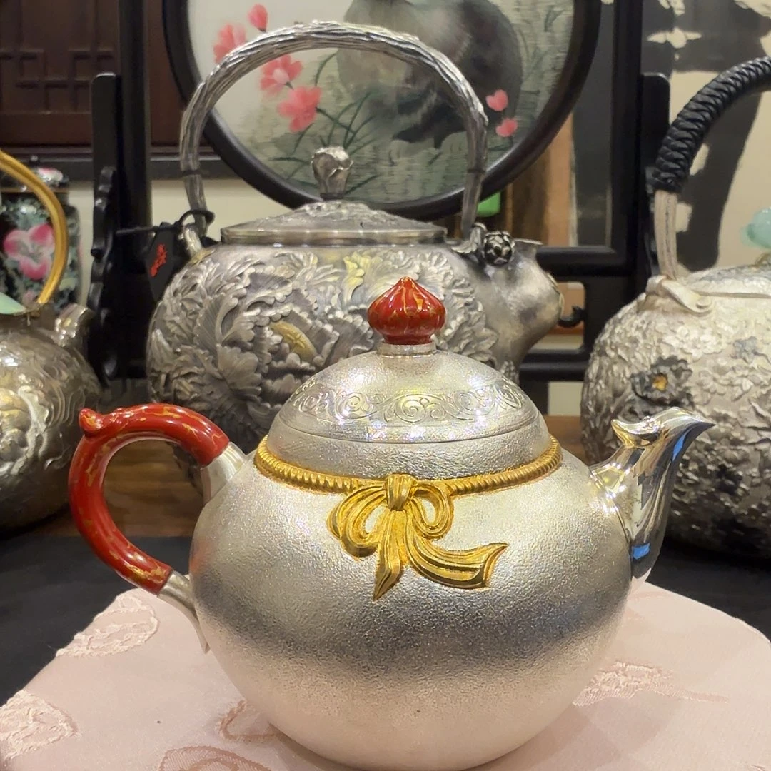 呆坐有凤来仪如意壶