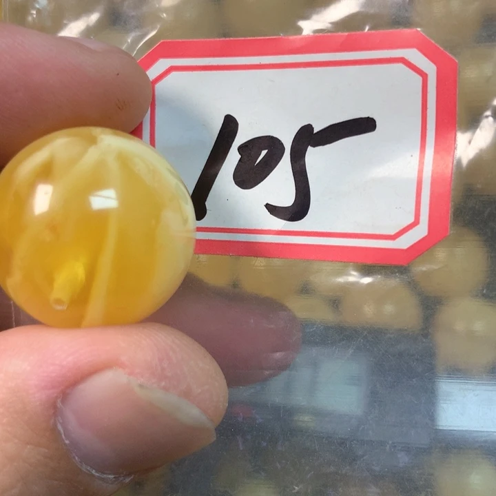 琥珀未镶嵌珠宝奇石煜瑕疵21.9