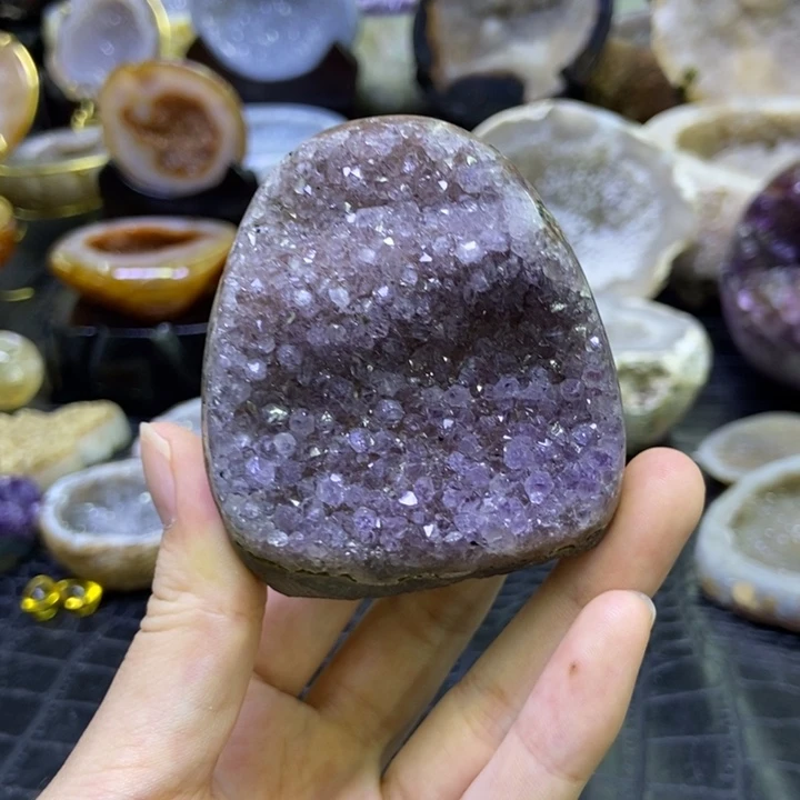 未镶嵌珠宝半成品水晶晶镇