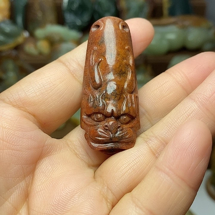 岫岩河磨玉（透闪石质玉）未镶嵌颈饰