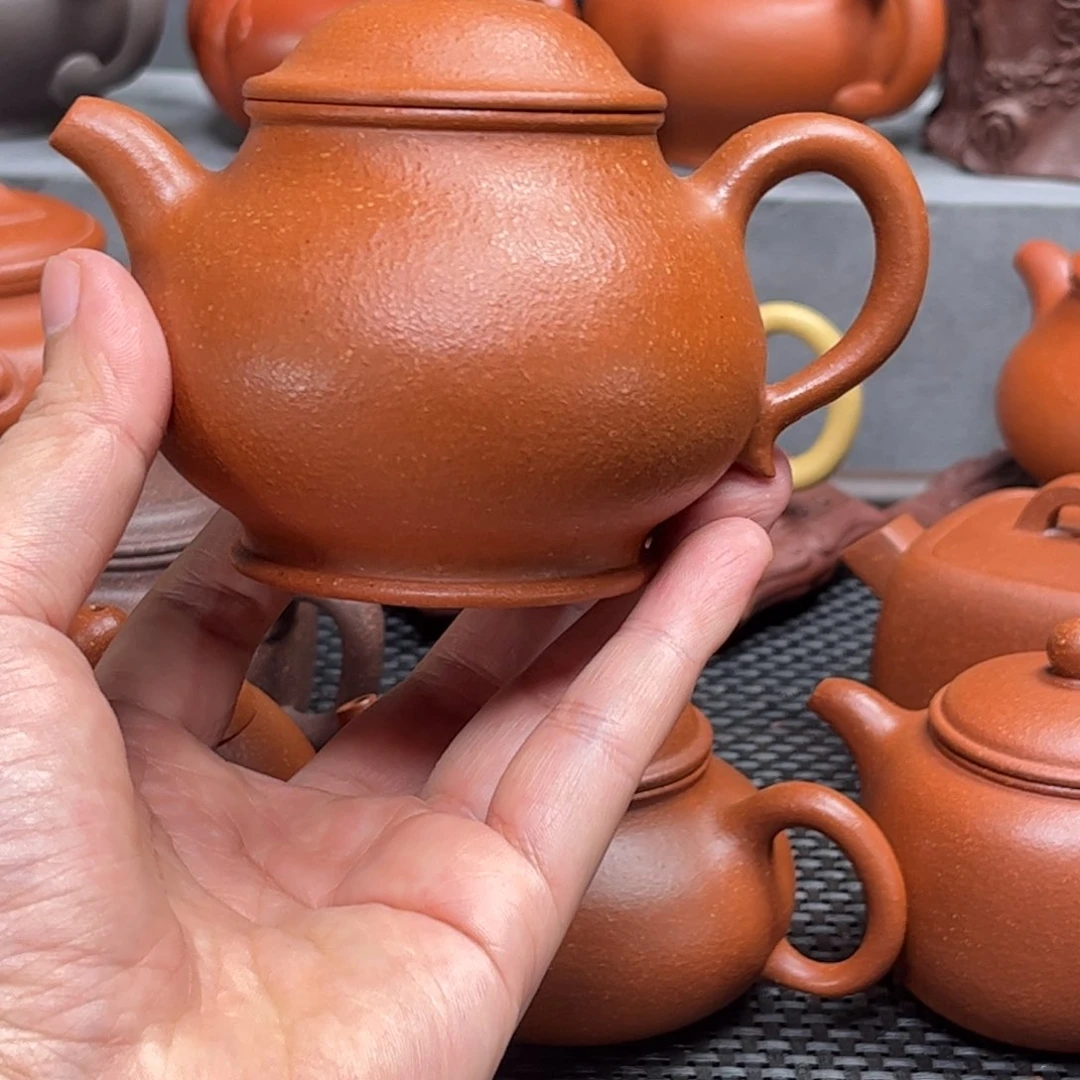 紫砂茶壶紫砂艺术茶具套装红降坡