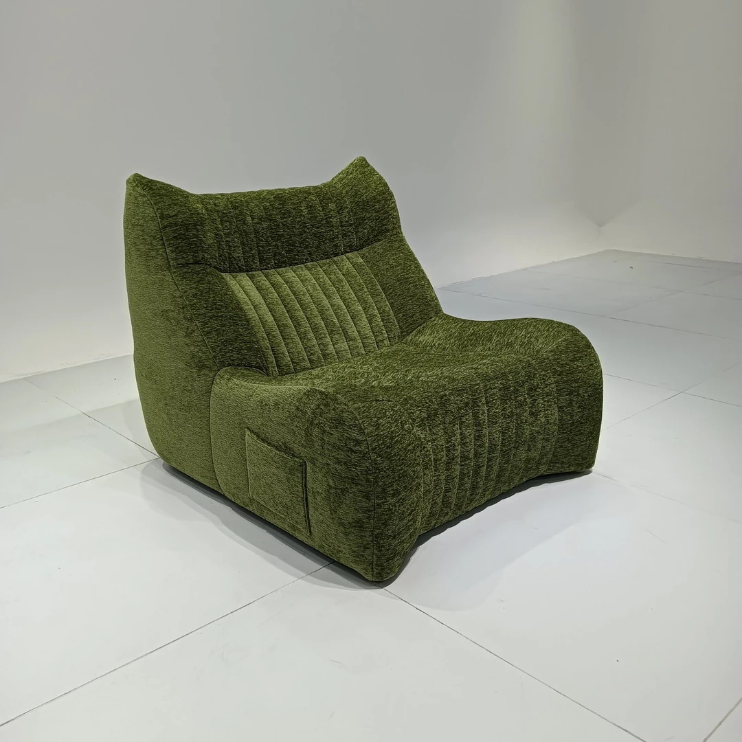 设计师单人沙发小户型客厅高端懒人沙发简约现代休闲2025新款躺椅