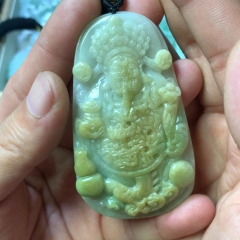 翡翠未镶嵌颈饰天然缅甸翡翠a货