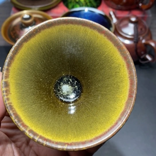 茶盏建盏主人杯茶壶盖碗品茗杯035