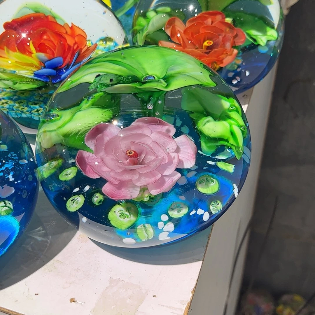 琉璃手工艺品纯手工瑕疵