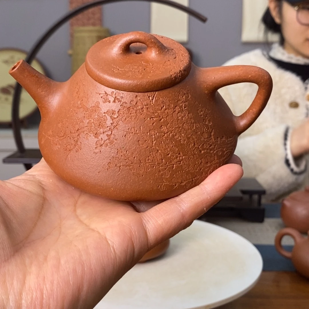 紫砂茶壶宜兴紫砂艺术微瑕壶全手
