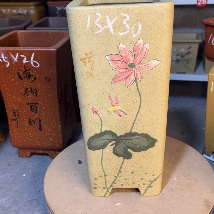 紫砂花盆紫砂花盆