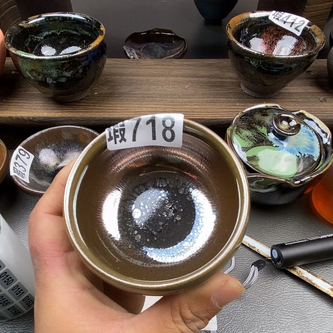 茶盏微瑕建盏主人杯子