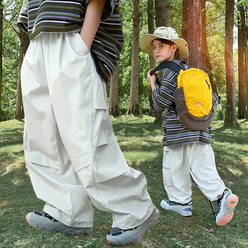 儿童夏季裤子薄款2025新款户外时尚休闲裤儿童宽松运动裤潮KZ2211